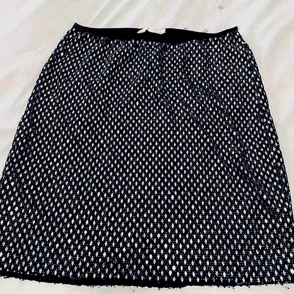 Elegant Black and White Women's Skirt
